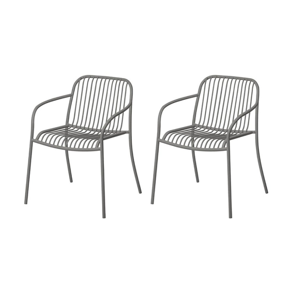 Lounge chair Yua Wire - BLOMUS - granite gray