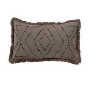 Coussin BLOOMINGVILLE -  Baloo -50 X 30 cm- marron / vert