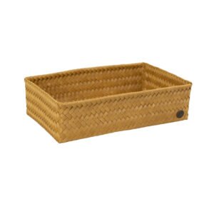 Panier de rangement - HANDED BY - Fit big Open basket rectangular- moutarde