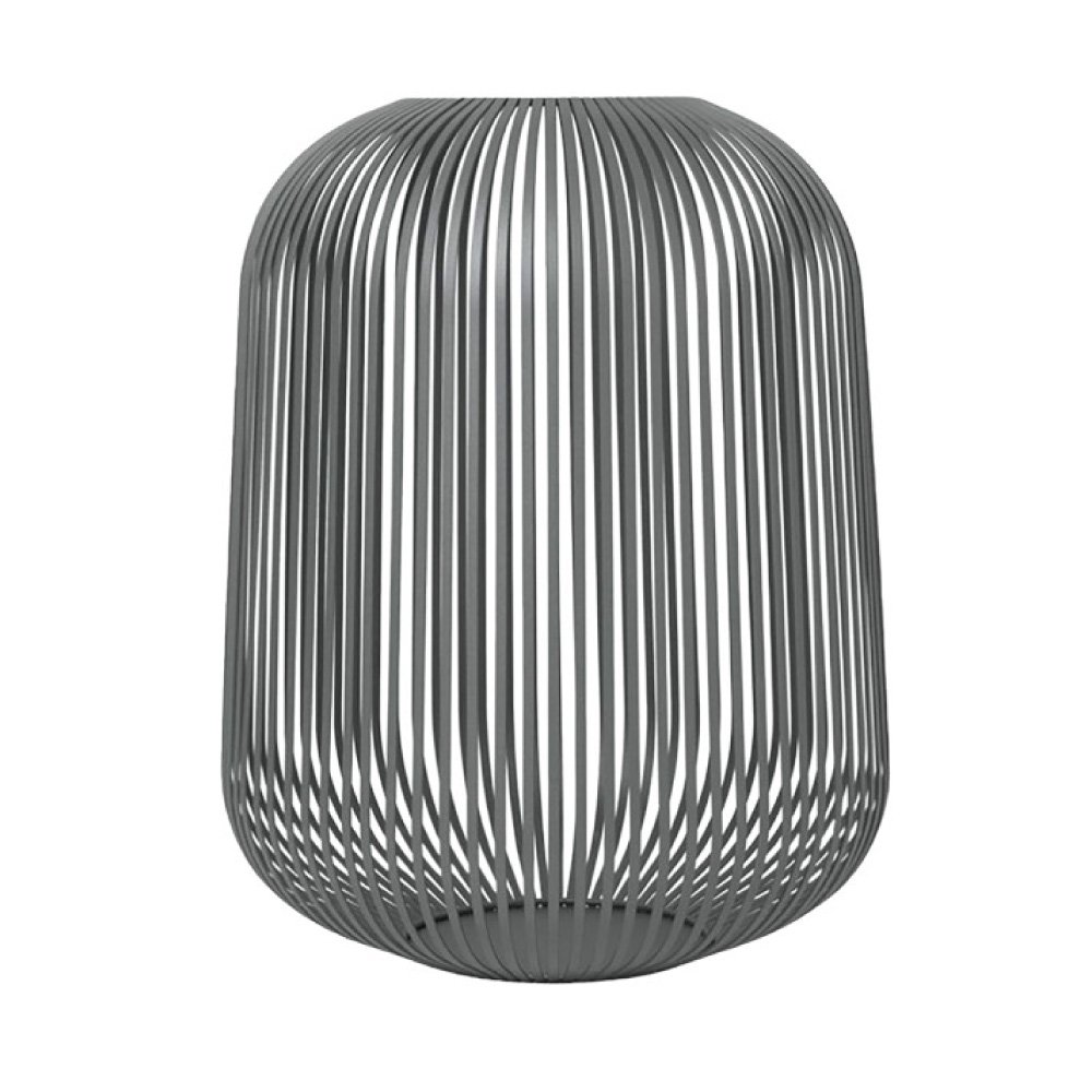 Photophore / lanterne LITO BLOMUS - taille L - coloris steel gray - Large