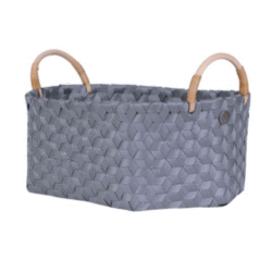 corbeille avec anses, M, dark grey