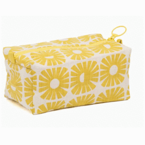trousse de voyage or ensoleillé