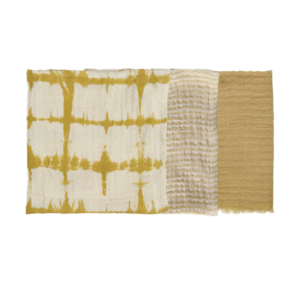 set serviettes frivole, ocre, POMAX