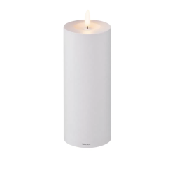 bougie LED BLOMUS, COLORIS GRIS CLAIR, XL
