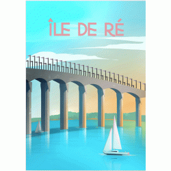 affiche A3, l'Afficherie, ILE DE RE