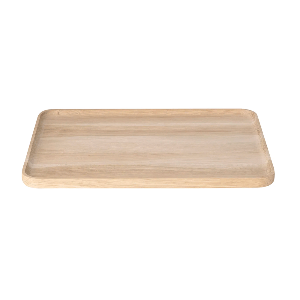plateau de service en chêne de chez BLOMUS, gamme OKU, taille L